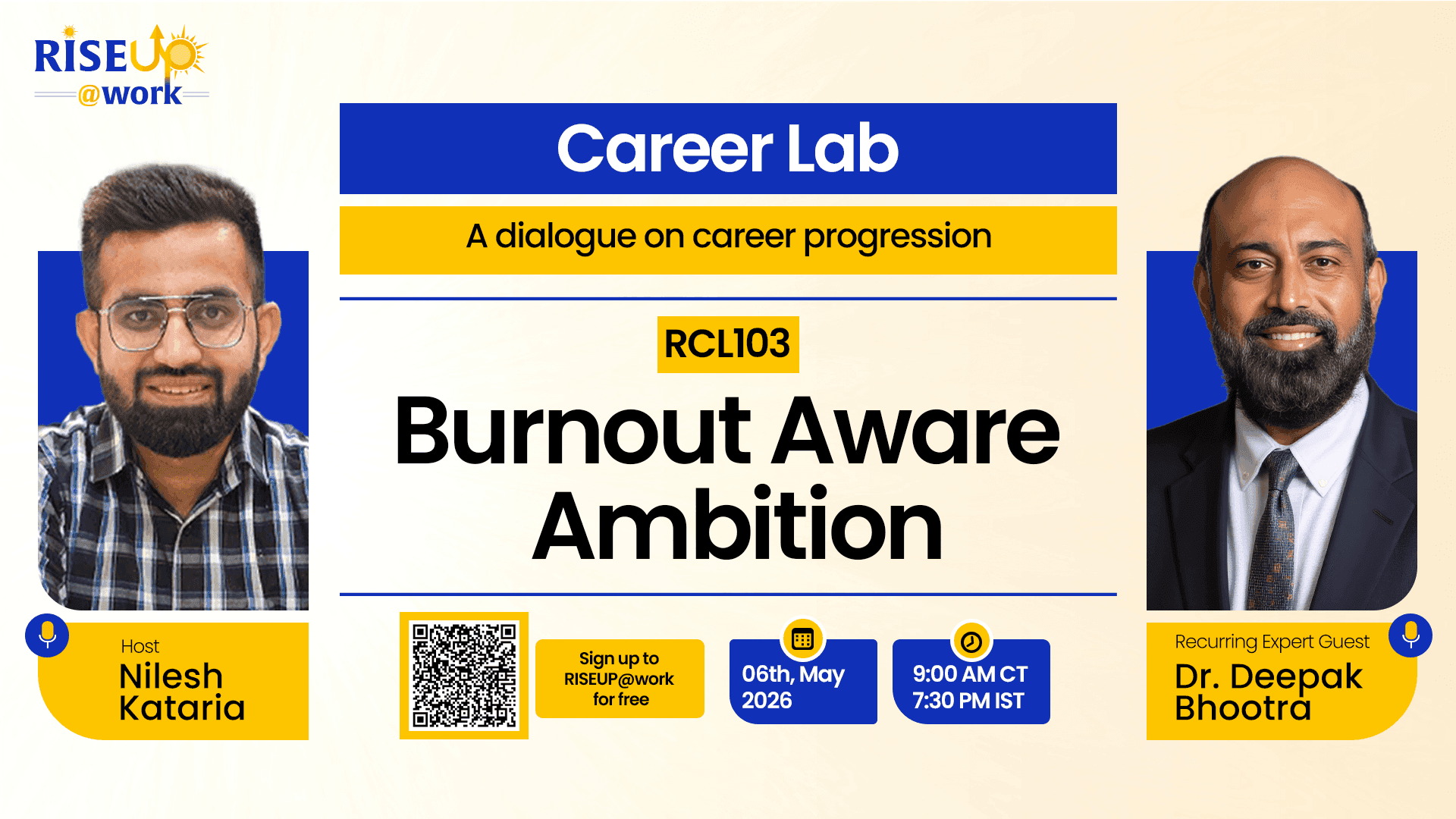 RCL103: Burnout Aware Ambition