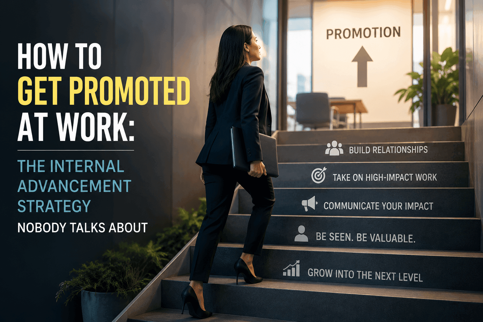 How to Get Promoted at Work: The Internal Advancement Strategy Nobody Talks About