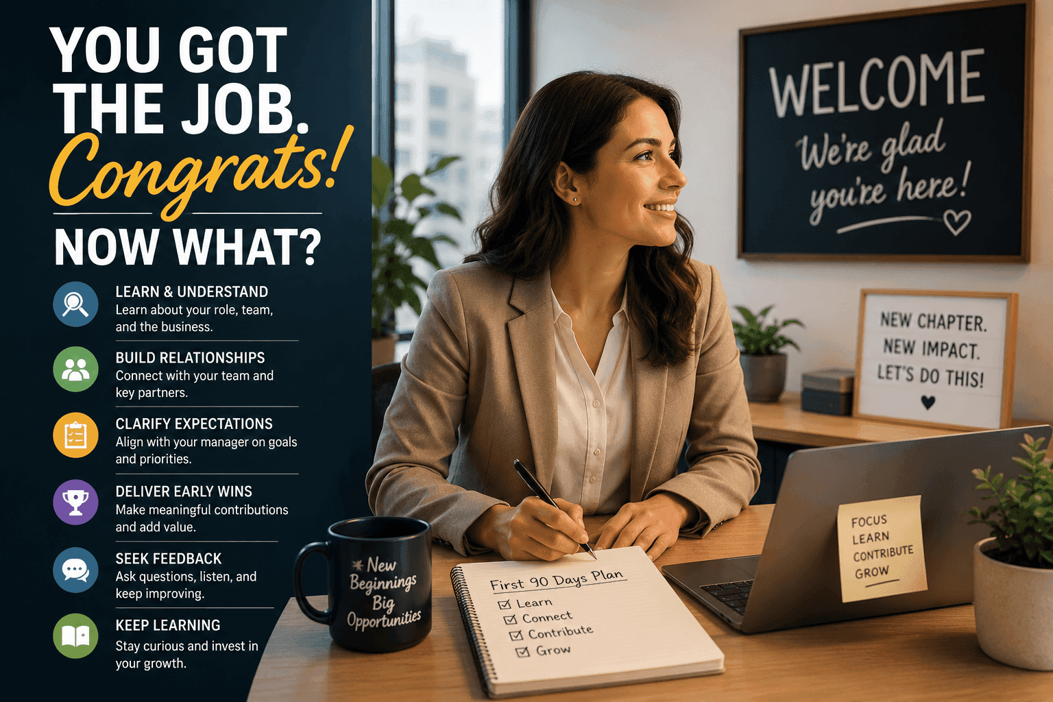 You Got the Job. Congrats! Now What?
