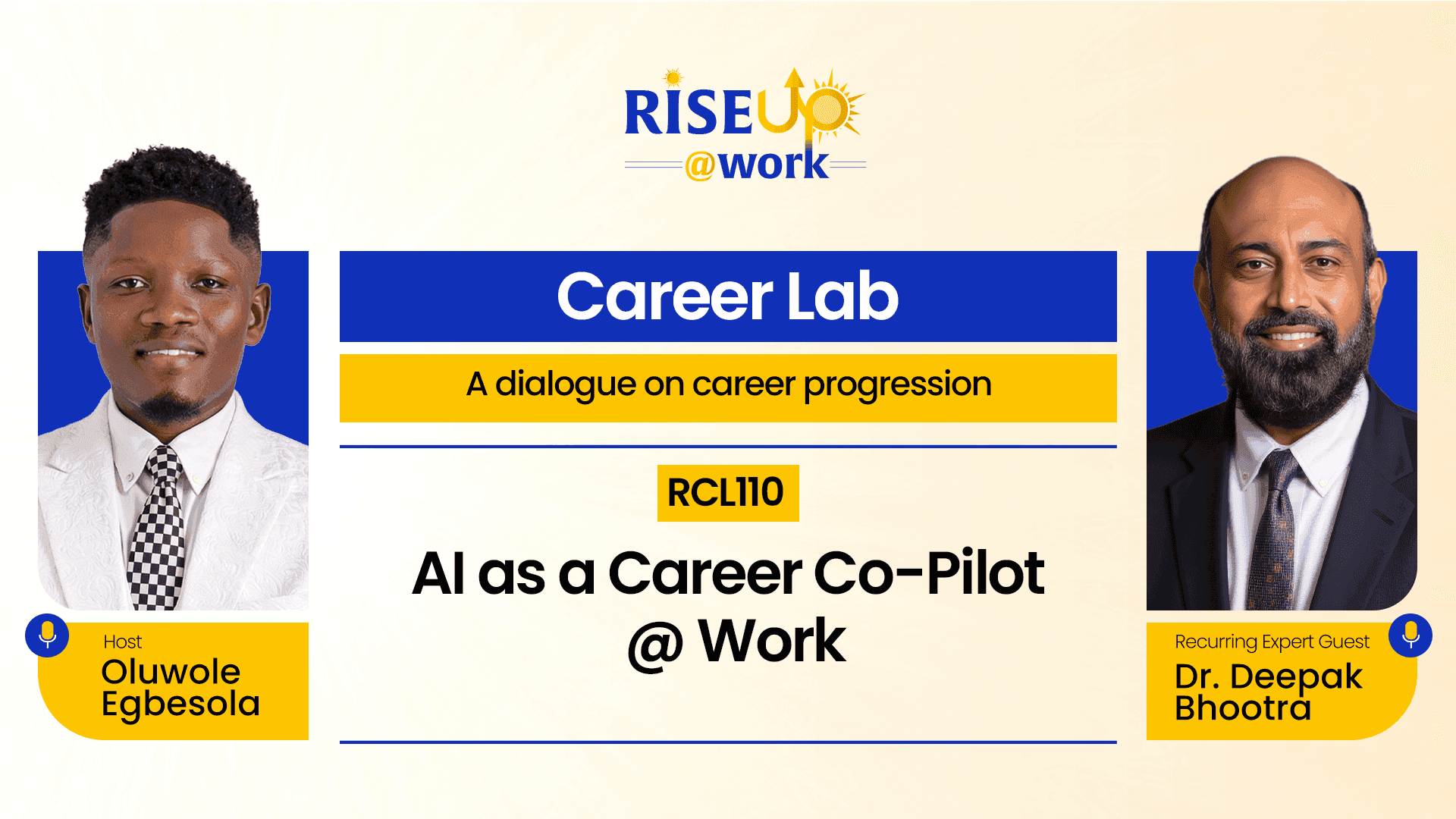 RCL110: AI as a Career Co-Pilot @ Work