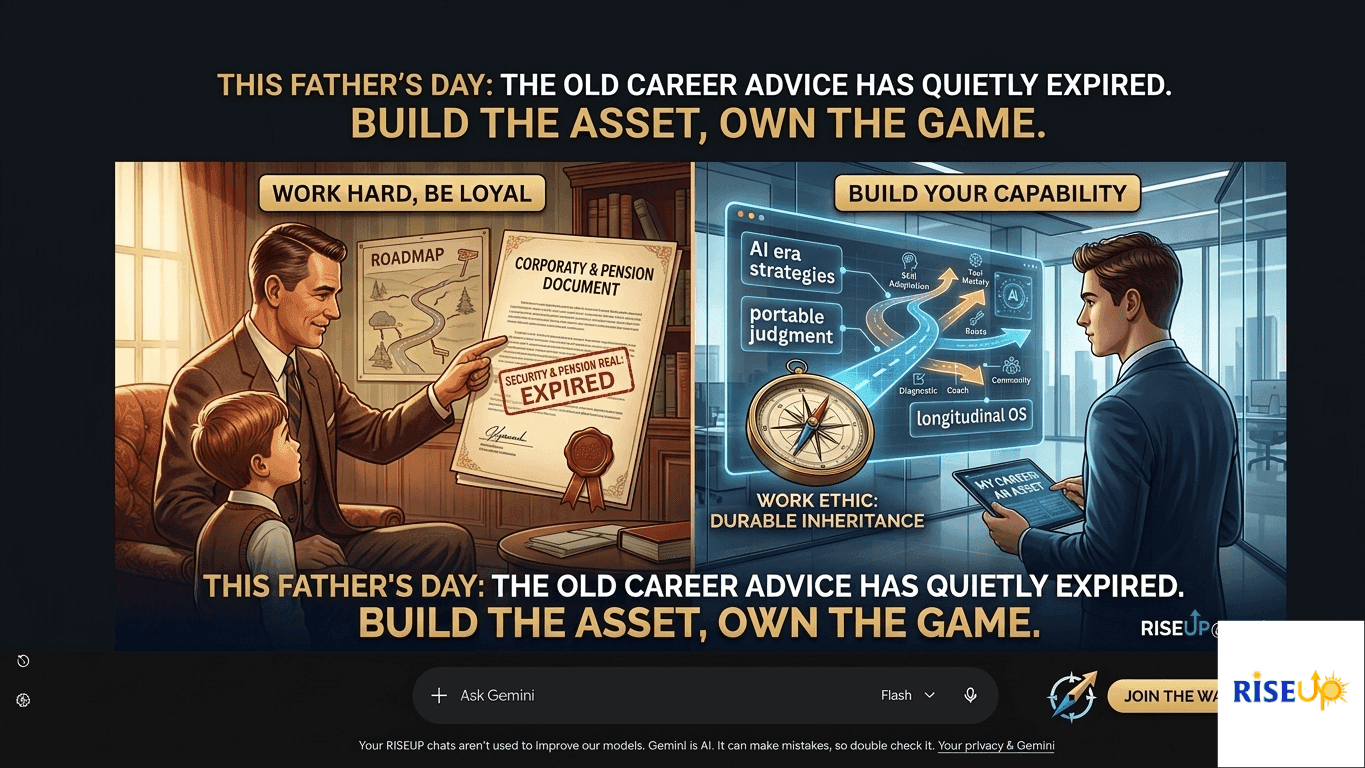 This Father's Day, the Career Advice for Young Professionals Has Quietly Expired