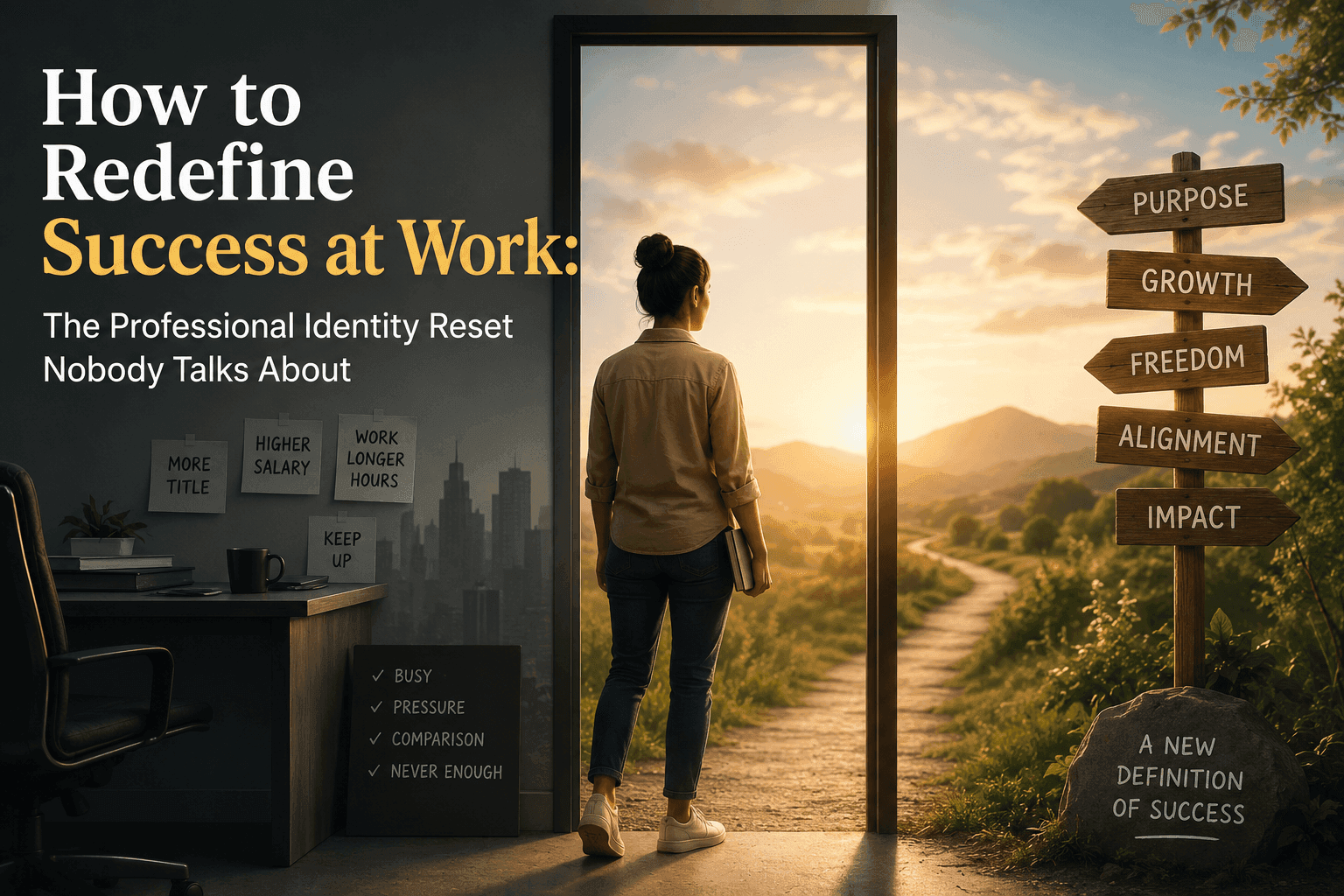 How to Redefine Success at Work: The Professional Identity Reset Nobody Talks About