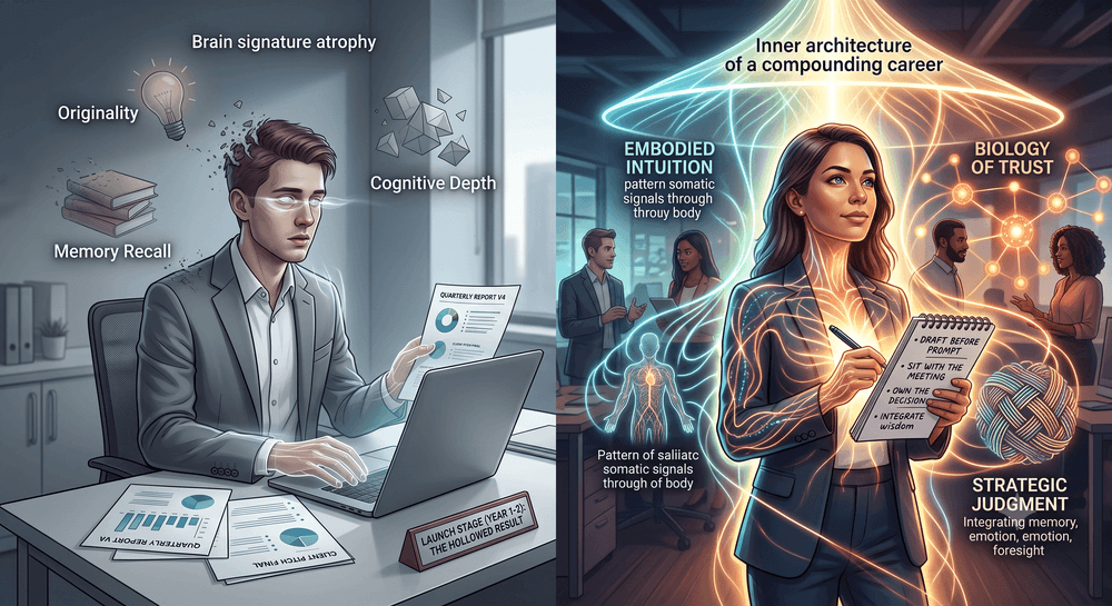 The Human Skills AI Cannot Replace Are the First Things Your Career Loses