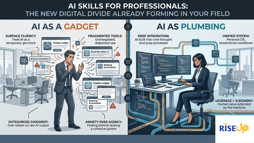 AI Skills for Professionals: The New Digital Divide Already Forming in Your Field