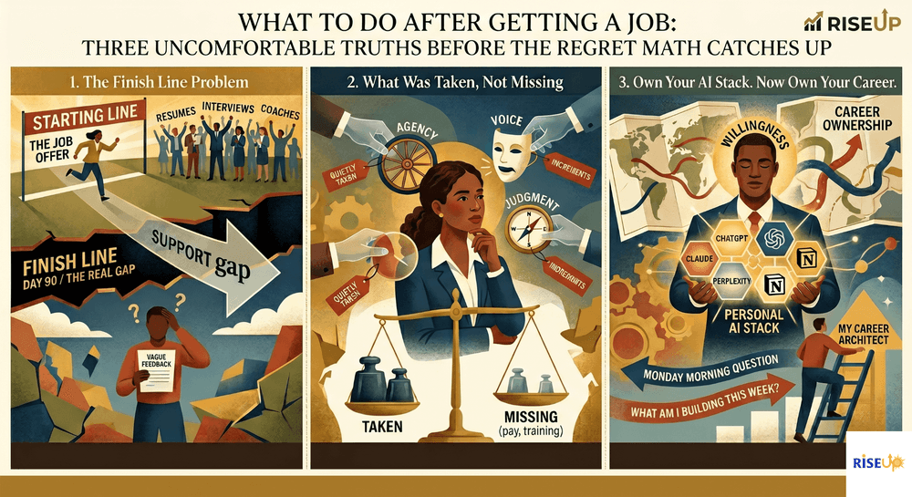 What to Do After Getting a Job: Three Uncomfortable Truths Before the Regret Math Catches Up