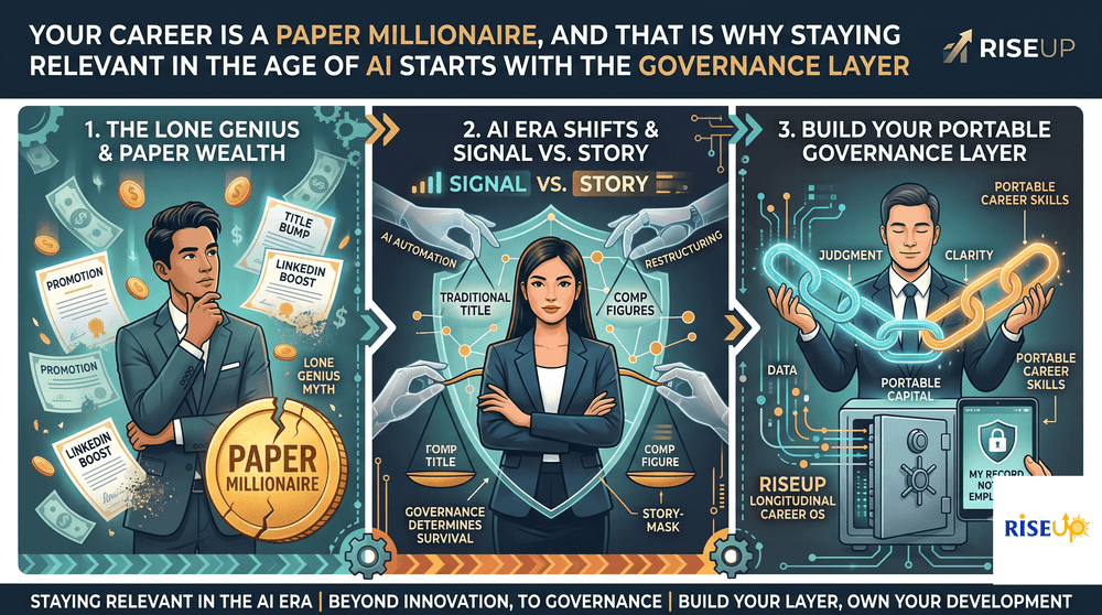 Your Career Is a Paper Millionaire, and That Is Why Staying Relevant in the Age of AI Starts With the Governance Layer