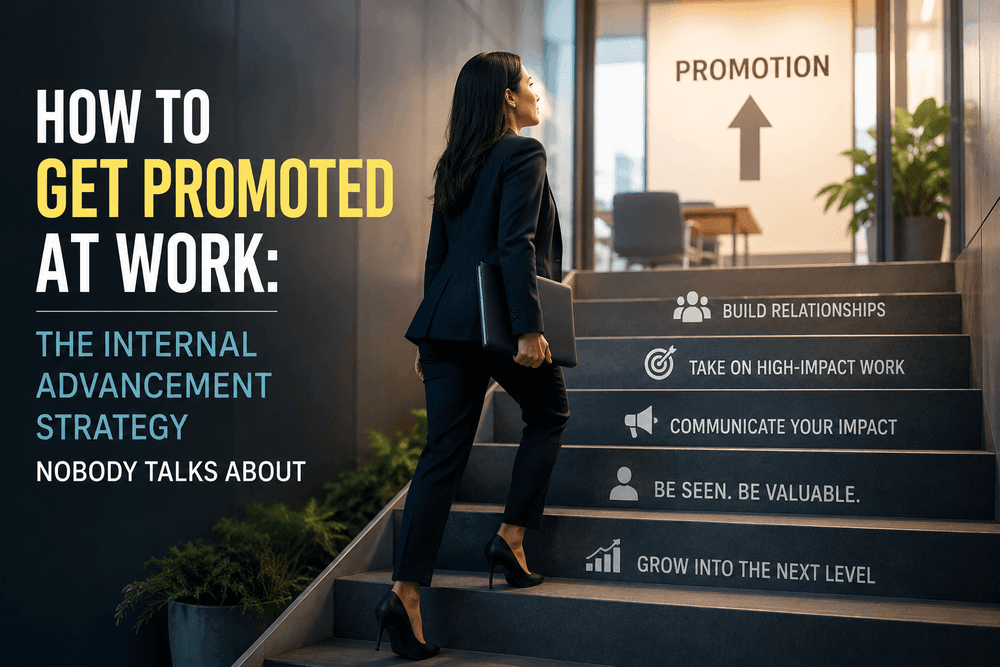 How to Get Promoted at Work: The Internal Advancement Strategy Nobody Talks About